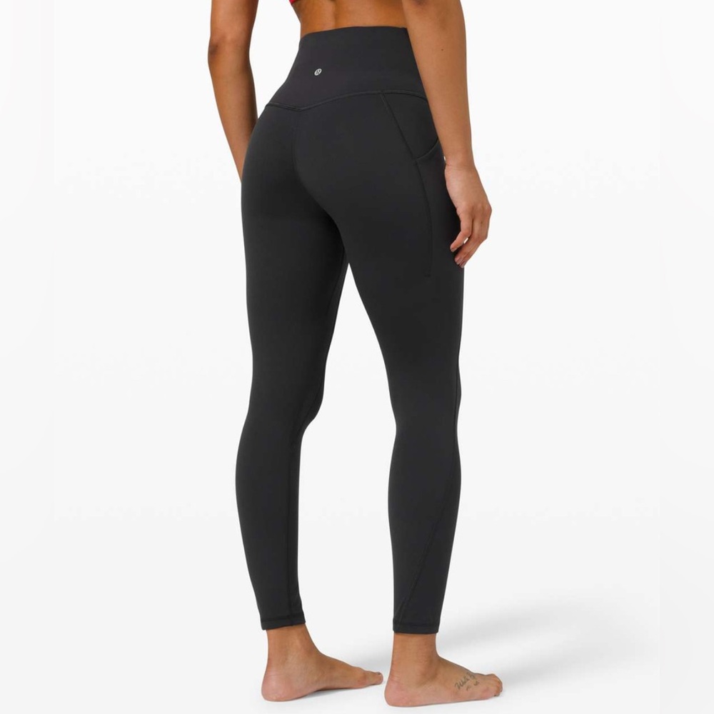 Lululemon Align High-Rise Pant with Pockets 25” — Black, Size 8
